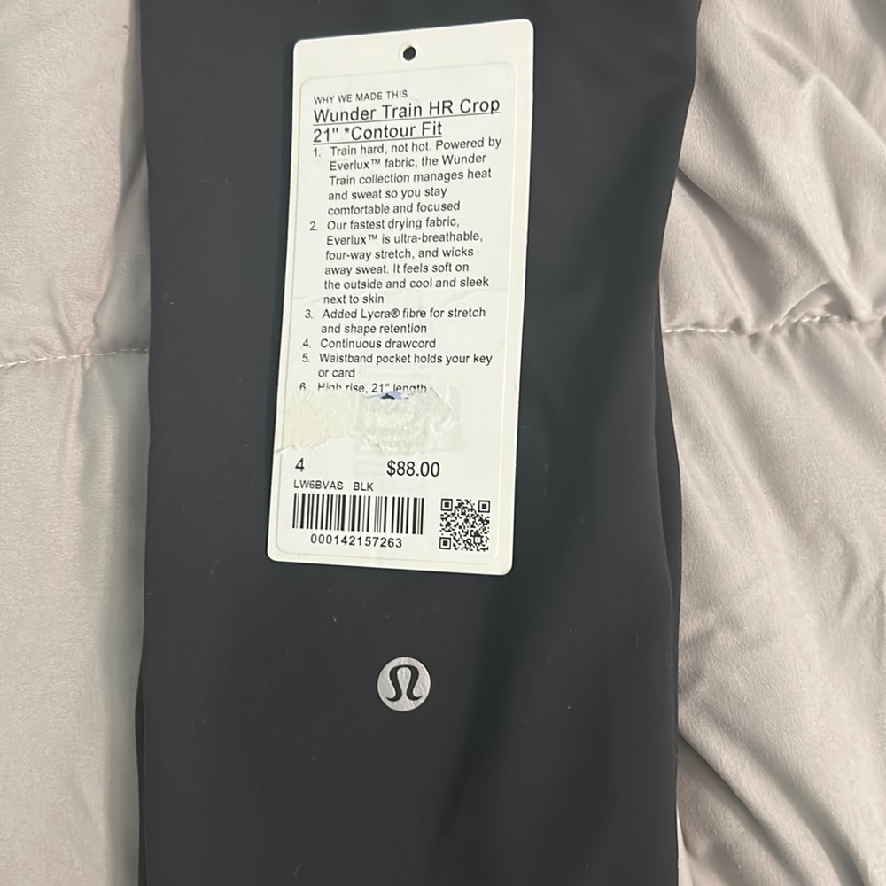 lululemon Wunder Train HR Crop 21’’ *Contour Fit - Picture 1 of 3